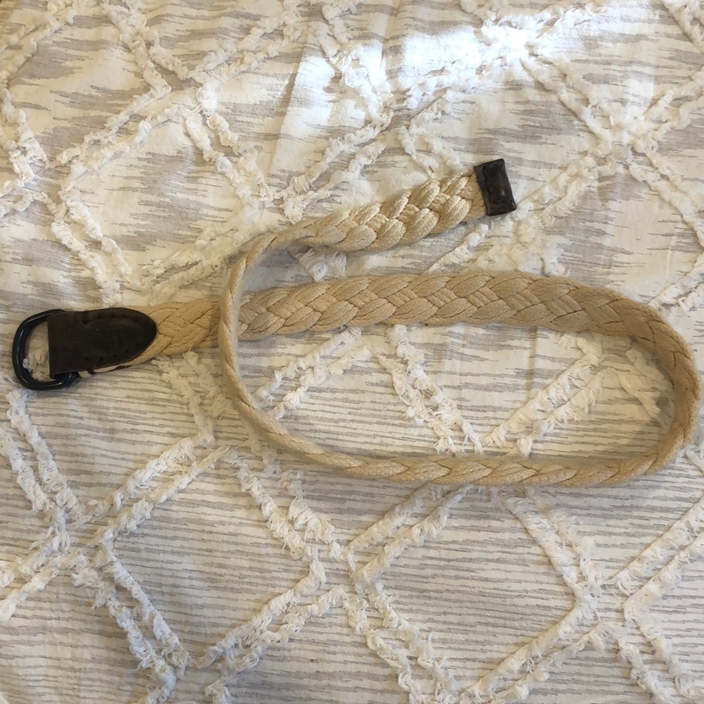 Men’s braided belt